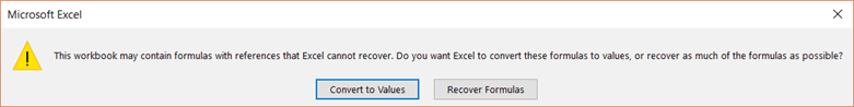 Що робити, якщо файл Excel не збережено