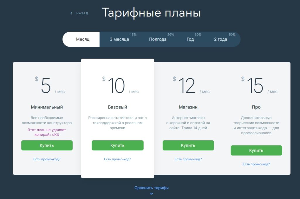 uKit – онлайн-конструктор сайтів для малого бізнесу