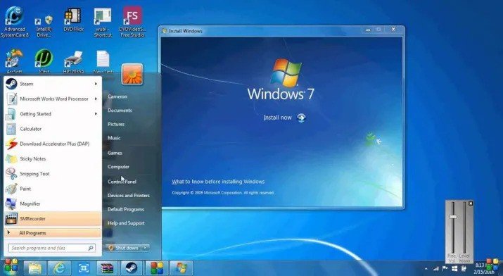 Усі версії Windows за всю історію компанії Microsoft