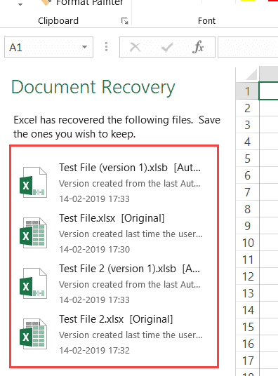 Як вчинити, якщо файл Excel не збережено
