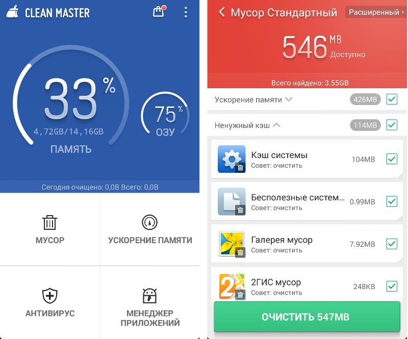 Відключення фонових програм на смартфонах Android