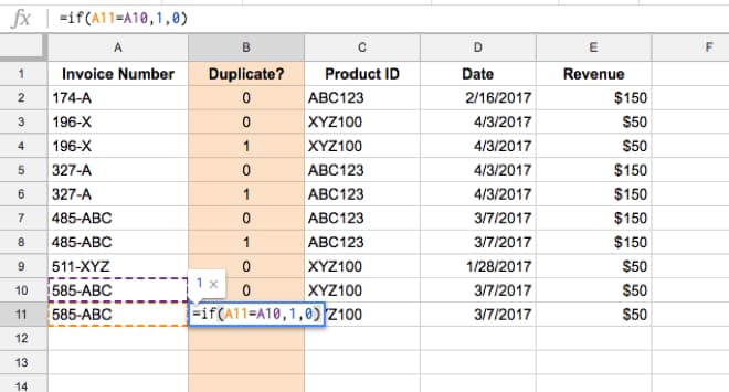 Як видалити дублікати в Google Sheets