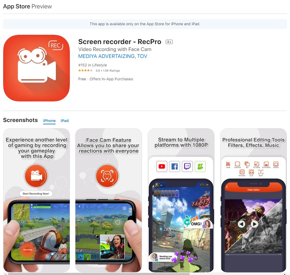 Як зробити запис екрану на Айфоні зі звуком