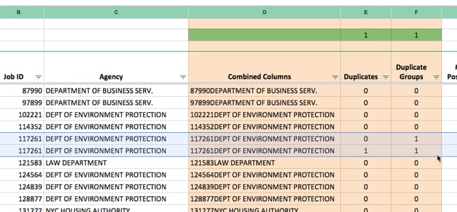 Як видалити дублікати в Google Sheets