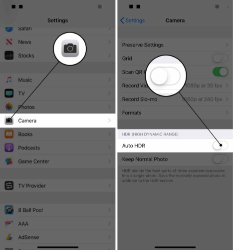 HDR iPhone: як підключити та вимкнути режим зйомки