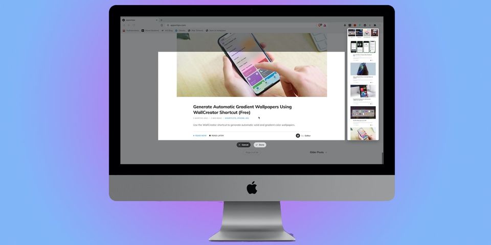 Скріншот на Макбуку та Мак ОС: як зробити, де зберігається