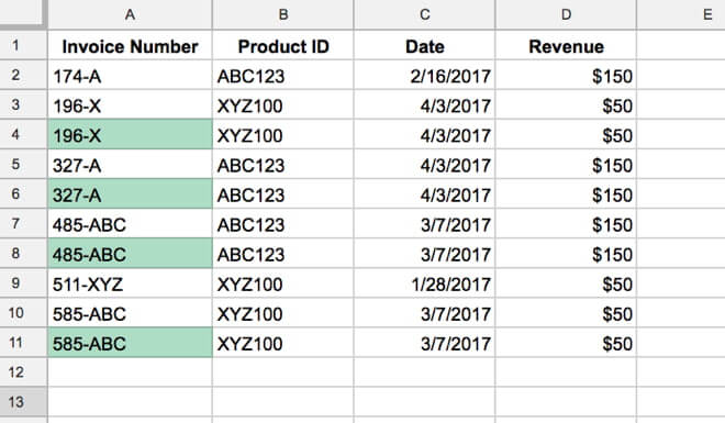 Як видалити дублікати в Google Sheets