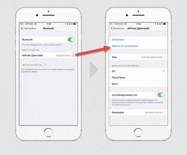 Налаштування та підключення Ейрподс до Айфону