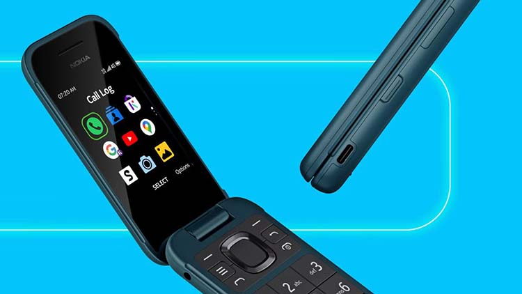 Представлений телефон-розкладачка Nokia 2780 Flip із двома екранами