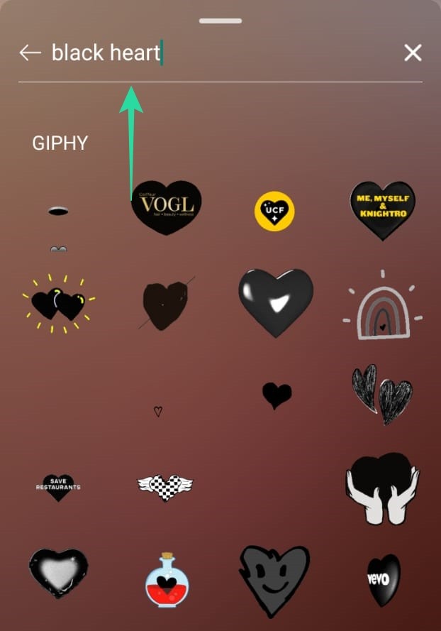 Що означає чорне серце в історіях у Instagram