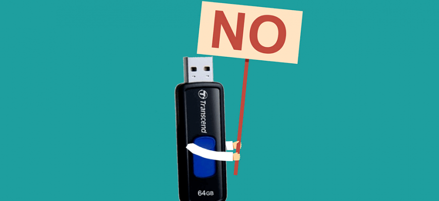 Як відформатувати флешку захищену від запису