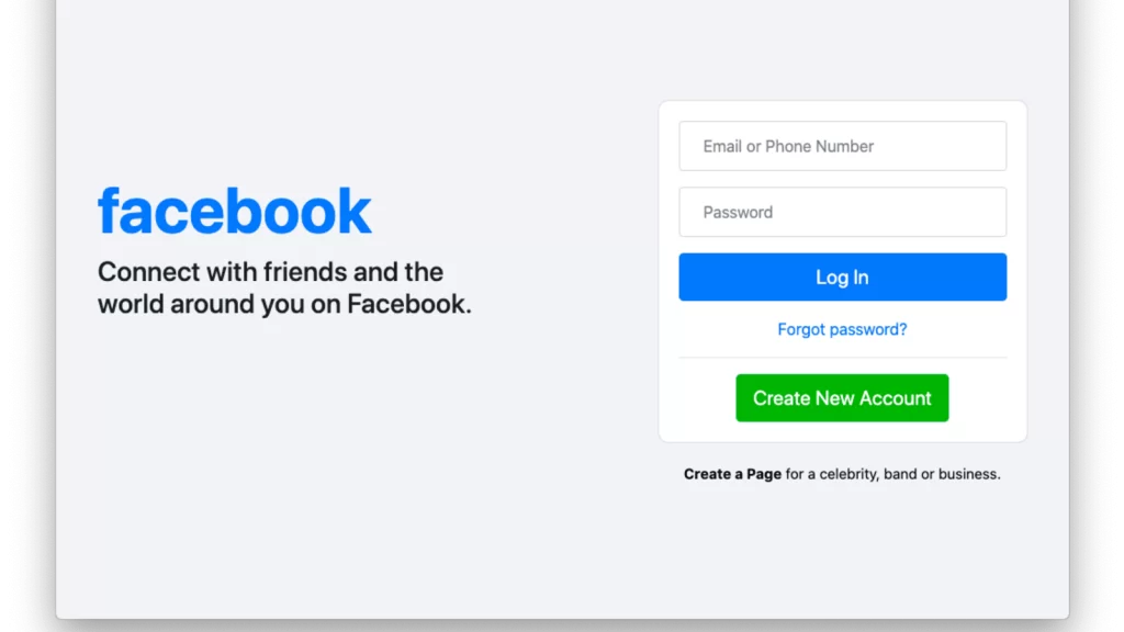 Вхід у профіль Facebook – авторизація та відновлення доступу
