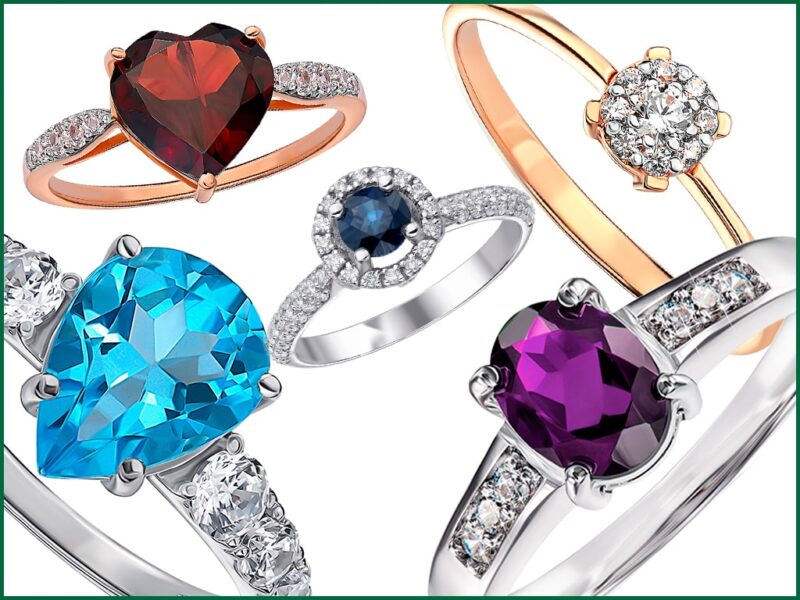 Ассортимент женских колец