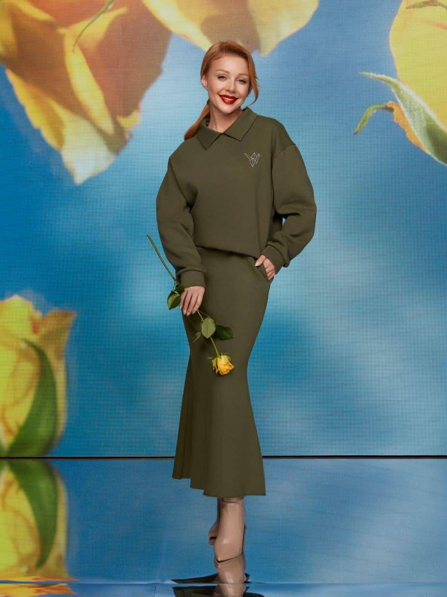 Як носити довгі спідниці