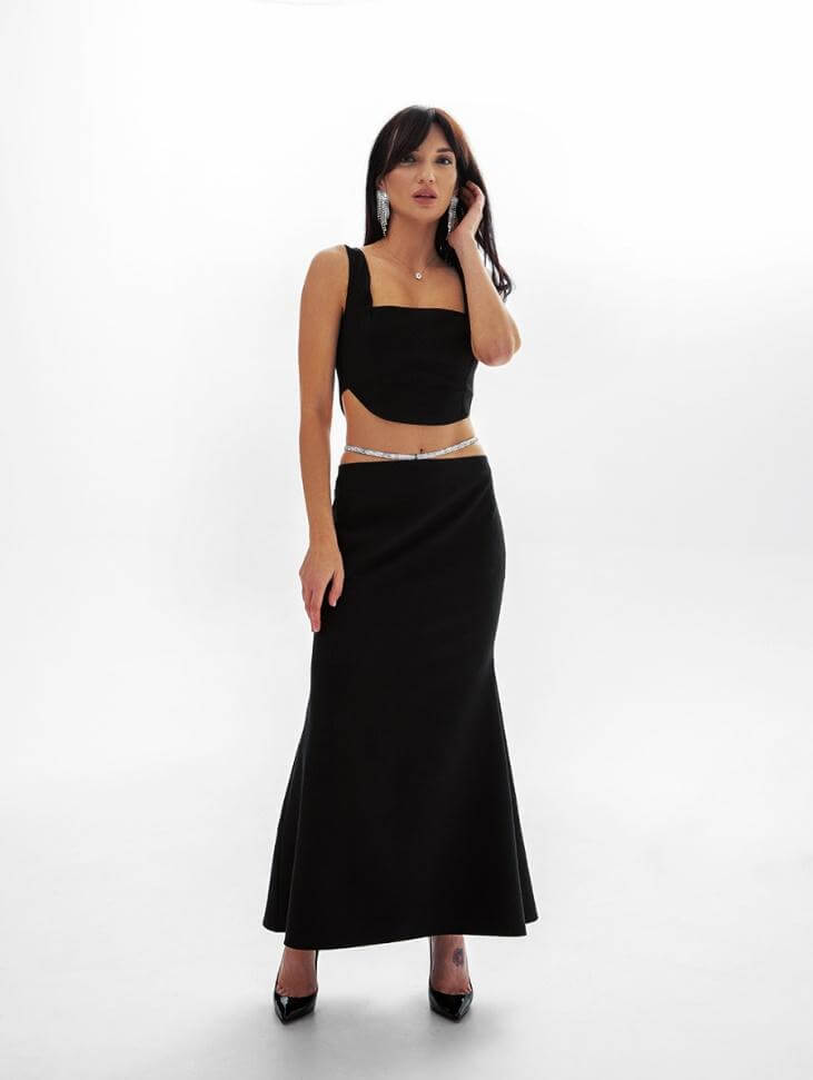 Як носити довгі спідниці