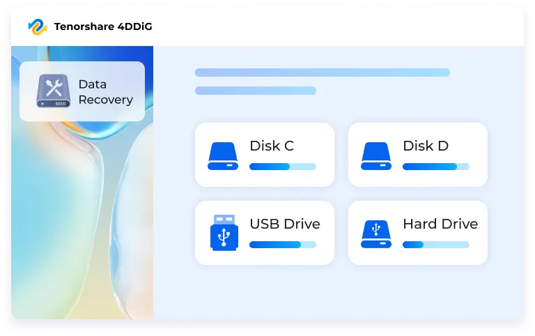 Відновлення втрачених або пошкоджених даних у 4DDiG Data Recovery