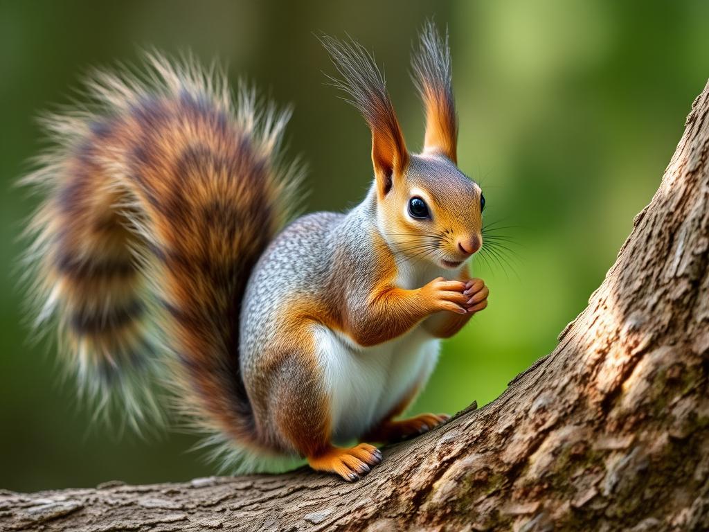 Интересные факты о белках: удивительный мир пушистых искателей орехов