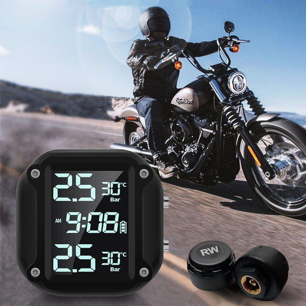TPMS для мотоцикла: принцип роботи, види та переваги