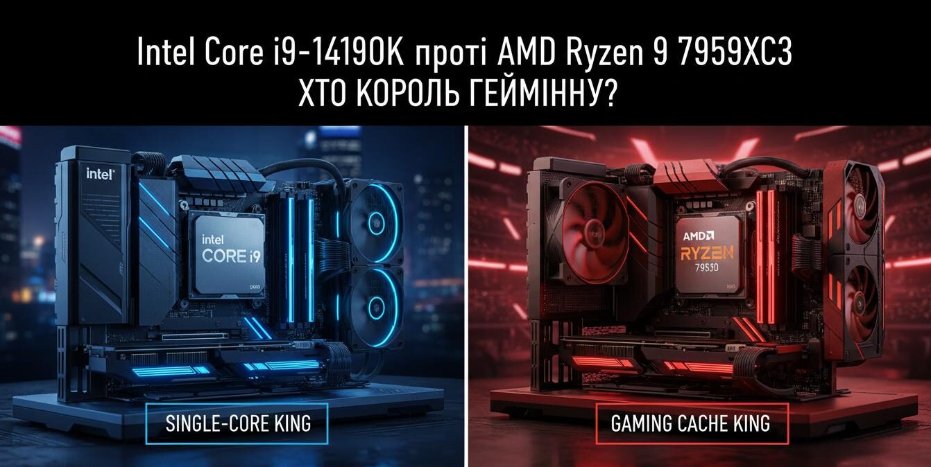 Intel Core i9-14900K проти AMD Ryzen 9 7950X3D: хто король геймінгу?. Фінальний штрих: як прийняти рішення і не пошкодувати Intel Core i9-14900K проти AMD Ryzen 9 7950X3D: хто король геймінгу?. Фінальний штрих: як прийняти рішення і не пошкодувати