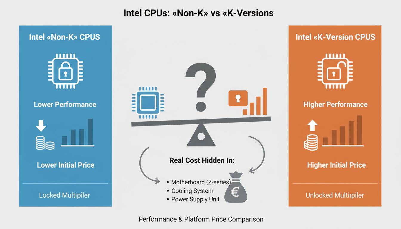 Intel «non-K» процесори проти «K»-версій: скільки ви втрачаєте на продуктивності? . Платформа і гроші: де ховається реальна Ціна Intel «non-K» процесори проти «K»-версій: скільки ви втрачаєте на продуктивності? . Платформа і гроші: де ховається реальна Ціна