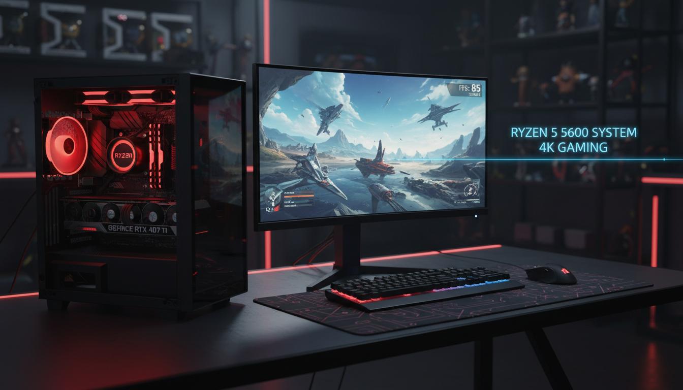 Платформа AM4 у 2026 році: Ryzen 5 5600 проти Ryzen 7 5700X3D. . Результати в іграх і тести у 4K Платформа AM4 у 2026 році: Ryzen 5 5600 проти Ryzen 7 5700X3D. . Результати в іграх і тести у 4K