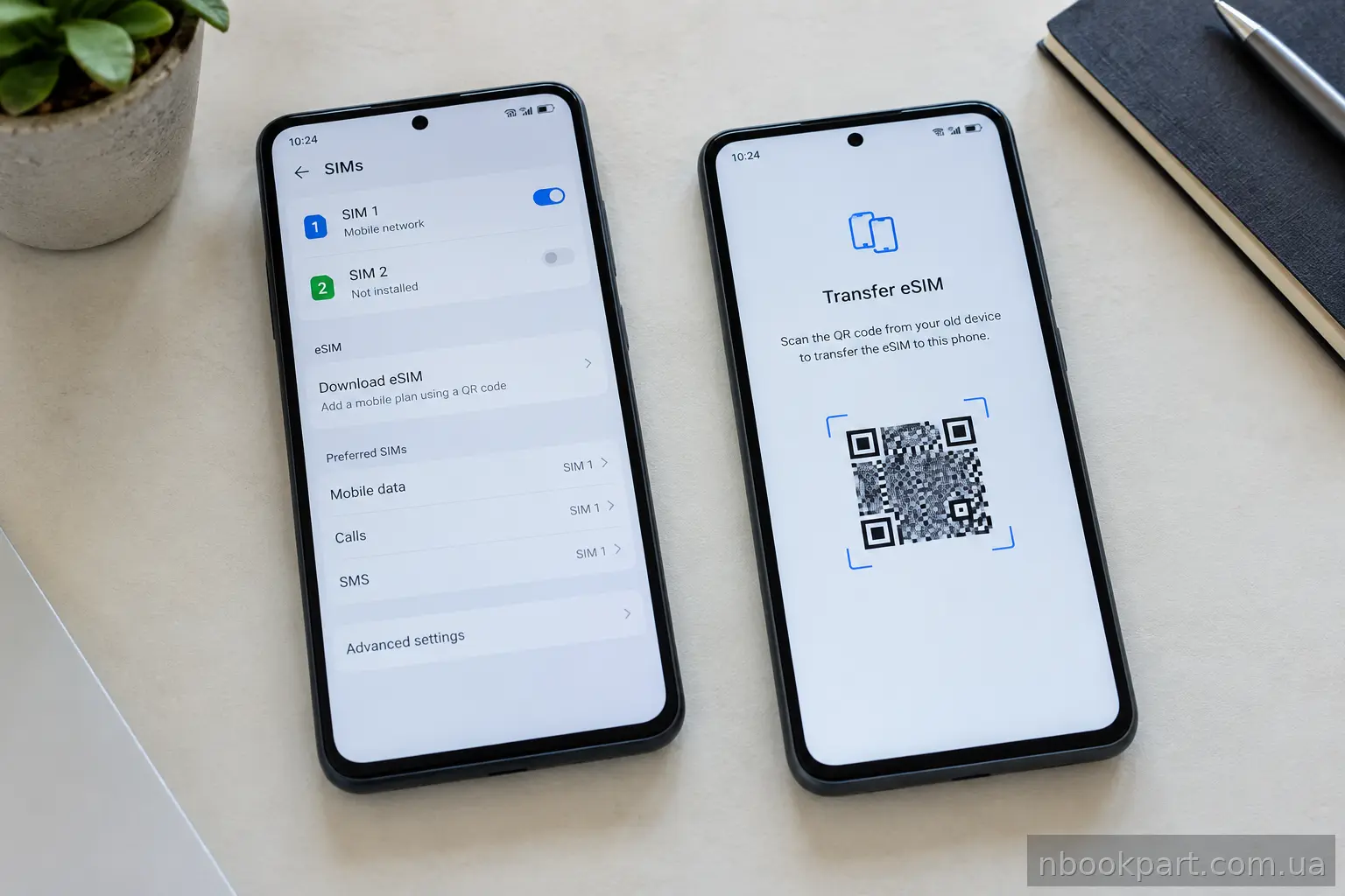 Перенесення eSIM-профілю між двома смартфонами