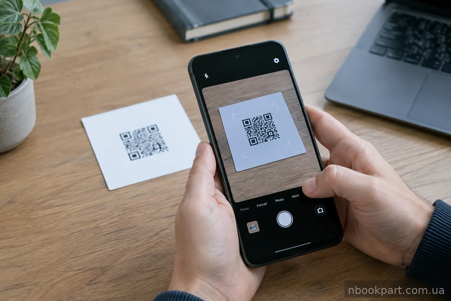 Сканування QR-коду для активації eSIM на Android
